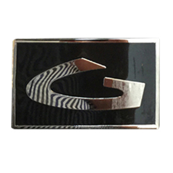 Enamelled Silver Belt Buckle