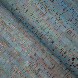 Turquoise cork leather Turquoise cork leather