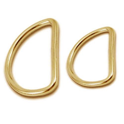 Brass D rings 35 mm-40 mm