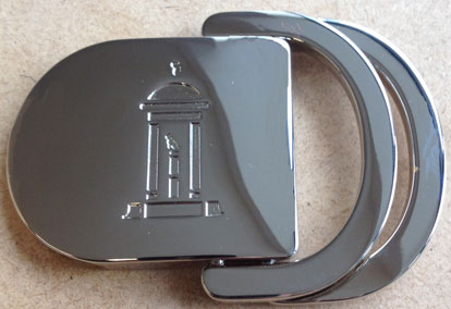 Branded Double D Ring Buckle