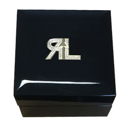 Wooden Box With Swarovski Logo