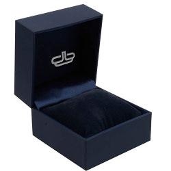 Dark BLUE leatherette Belt Box by Devanet