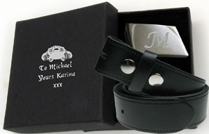 Custom Engraved Belt Gift