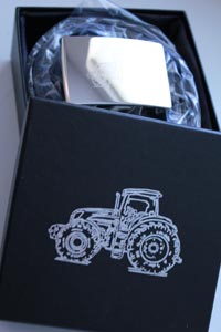 Devanet belts engrved tractor buckle and gift box