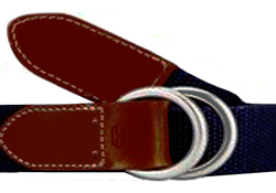 vegtan end tabs for web  belts